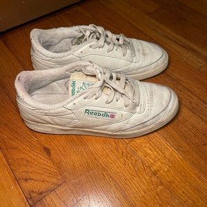 White Reebok Tennis Shoes